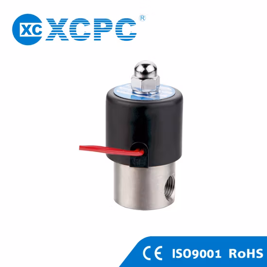 Электромагнитный клапан из нержавеющей стали серии 2s с нормальным закрытием из материала 304